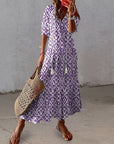 Melania - Elegant boho dress with tummy cover