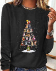 AUBREY | Creative Christmas T-Shirt With Animal Print