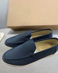 Bradford - Men's suede leather loafers