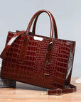 Fiorenza | Luxury Crocodile Pattern Tote Bag