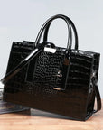 Fiorenza | Luxury Crocodile Pattern Tote Bag