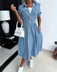 Emma | Trendy denim dress