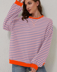 AMY | Oversize Striped Sweater