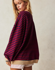 AMY | Oversize Striped Sweater