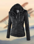 Florence - Stylish and versatile hooded leather jacket