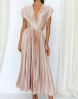 ALESSIA | Elegant Silk Maxi Dress