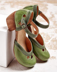 Amanda - Comfortable Low-Heeled Sandals