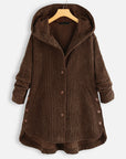 Aria | Ribbed Hooded Coat