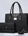 Fiorenza | Stitched Handbag & Purse Set