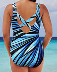 Rebecca - One-Piece Swimsuit with Colourful Stripes