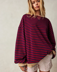 AMY | Oversize Striped Sweater