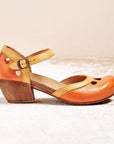 Amanda - Comfortable Low-Heeled Sandals