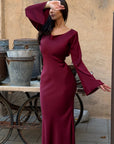 LILIANA | Long-sleeved Maxi Dress