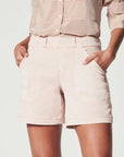 KINSLEY - Stretch Pull-On Denim Shorts