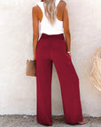 JAI - Linen Pants With High Waist