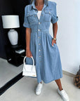 Emma | Trendy denim dress