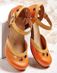 Amanda - Comfortable Low-Heeled Sandals