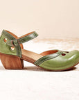 Amanda - Comfortable Low-Heeled Sandals