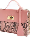 Fiorenza | Snakeskin Print Chain Bag