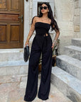 JULIANA | Chic Strapless Jumpsuit Set