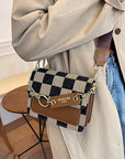 Fiorenza | Vintage Checkerboard Crossbody Bag