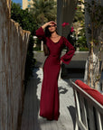 LILIANA | Long-sleeved Maxi Dress