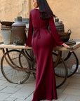 LILIANA | Long-sleeved Maxi Dress