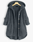 Aria | Ribbed Hooded Coat