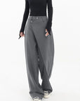 Maddie Asymmetrical Baggy Trousers