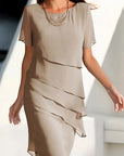 DANIELA | Elegant Dress With Tummy Cover