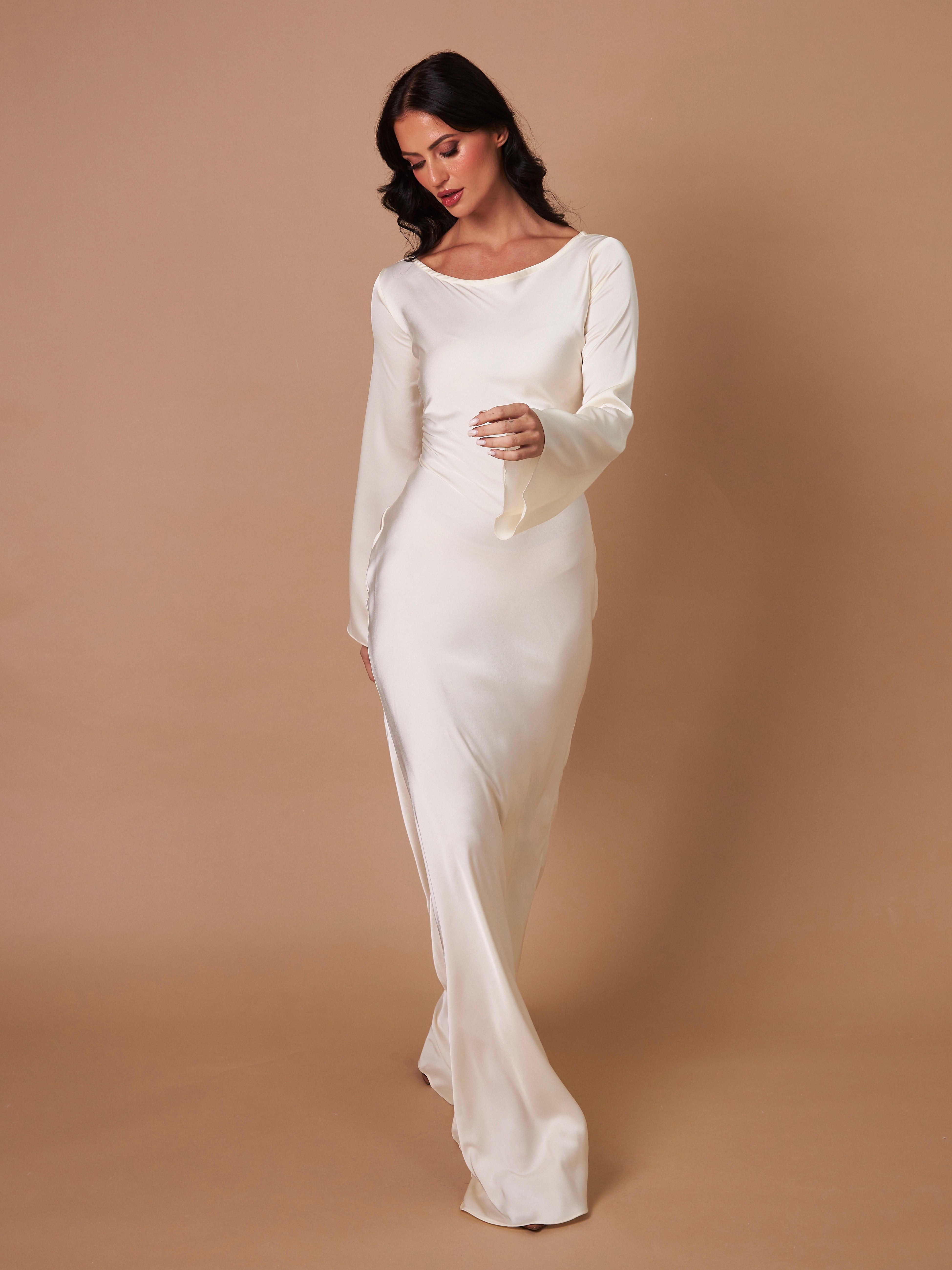 LILIANA | Long-sleeved Maxi Dress