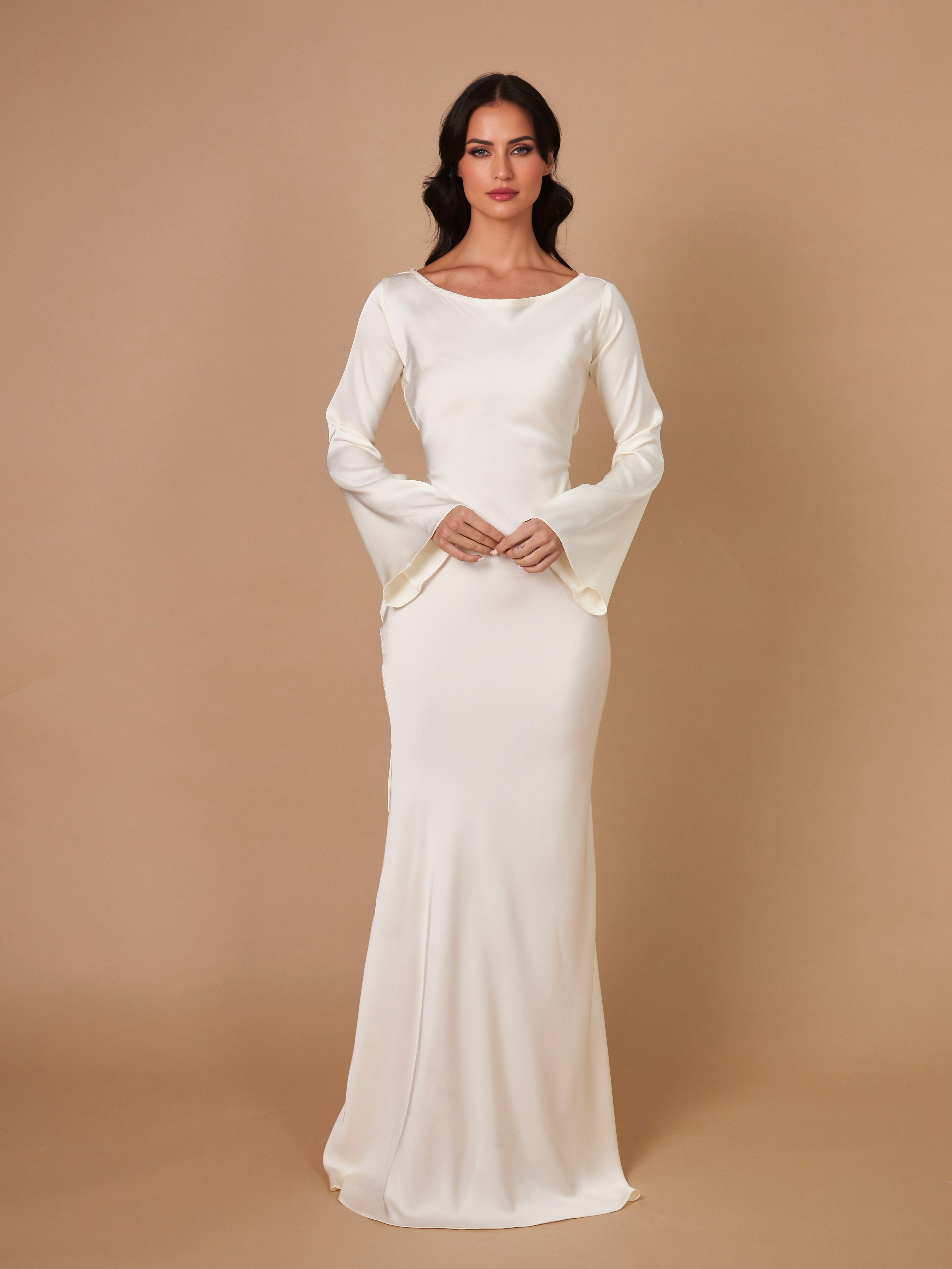 LILIANA | Long-sleeved Maxi Dress