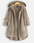 Aria | Ribbed Hooded Coat