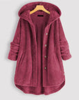 Aria | Ribbed Hooded Coat