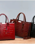 Fiorenza | Luxury Crocodile Pattern Tote Bag