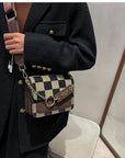 Fiorenza | Vintage Checkerboard Crossbody Bag