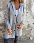 Morgan | Casual single-breasted jacket with hood