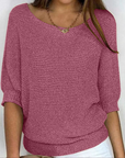 Gabriella - V-Neck Knitted Sweater