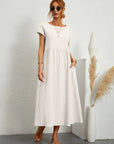 Annabelle | Casual Elegant Mixed Cotton Dress