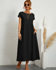 Annabelle | Casual Elegant Mixed Cotton Dress