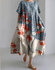 Aiko - Japanese Cherry Blossom Maxi Dress