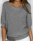 Gabriella - V-Neck Knitted Sweater