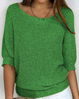 Gabriella - V-Neck Knitted Sweater