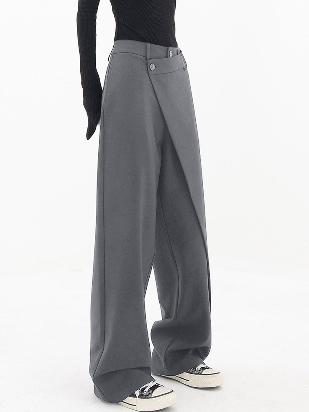 Maddie Asymmetrical Baggy Trousers