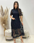 KAREN | Elegant Lace Maxi Dress