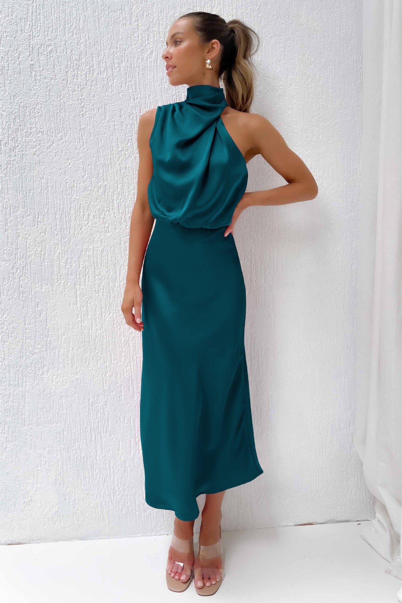 ALESSIA | Elegant Silk Dress