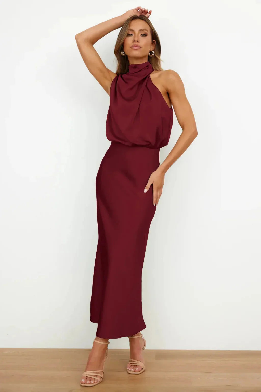 ALESSIA | Elegant Silk Dress