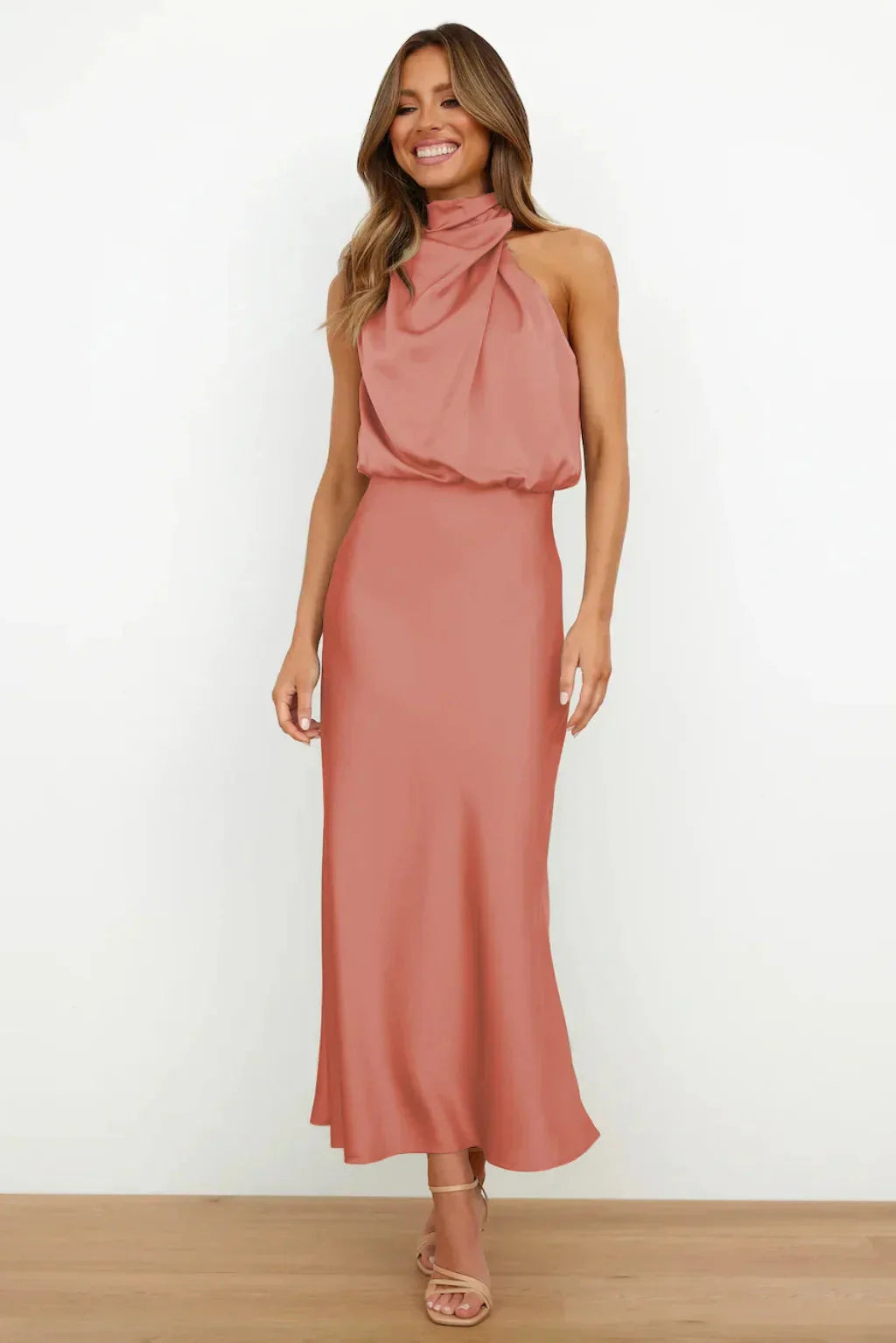 ALESSIA | Elegant Silk Dress