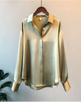 Women's satin shirt