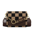 Fiorenza | Vintage Checkerboard Crossbody Bag